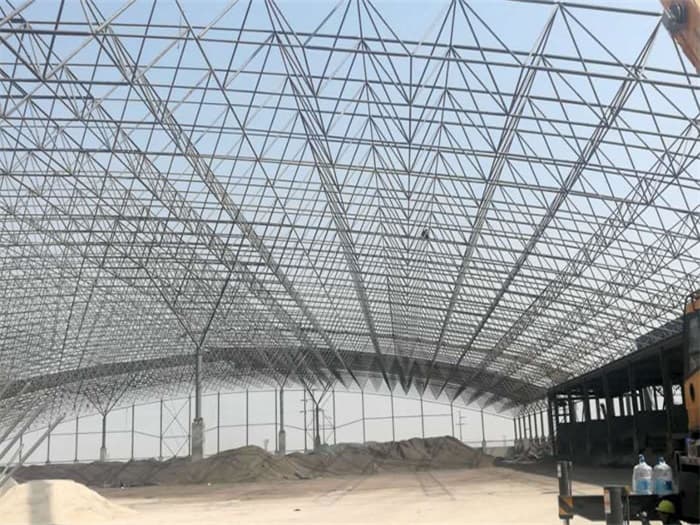 贵阳钢厂料仓网架工程